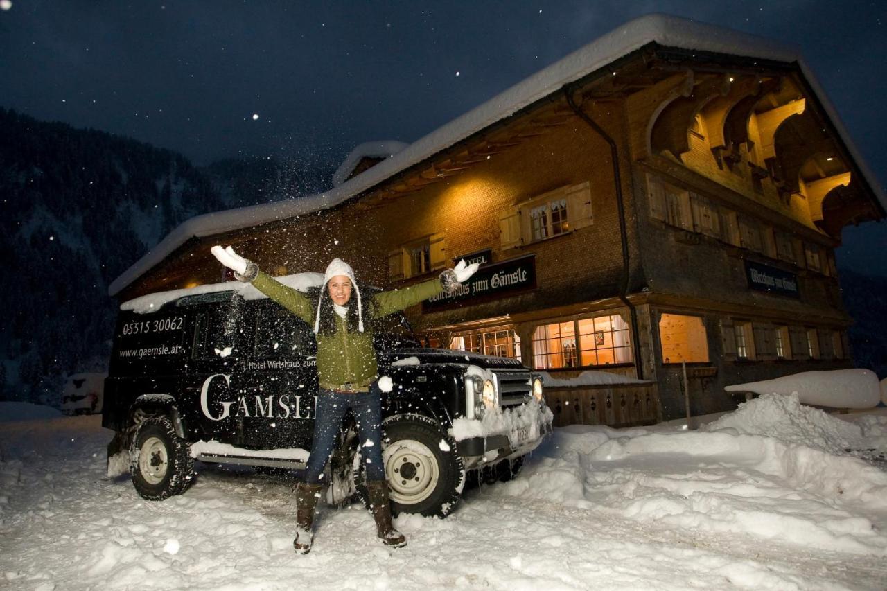 Gämsle Hotel, Wirtshaus&mehr Schoppernau Exterior foto