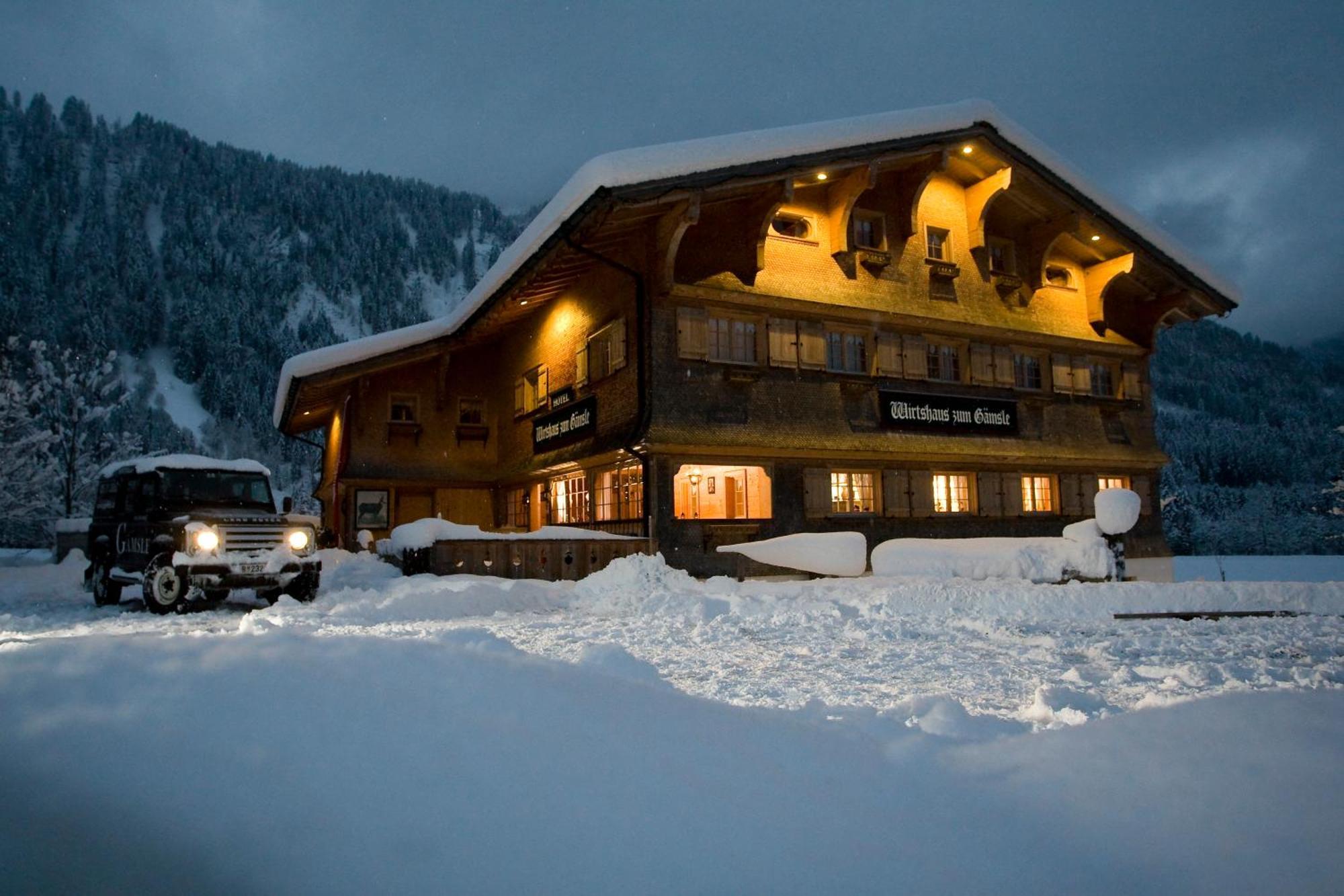 Gämsle Hotel, Wirtshaus&mehr Schoppernau Exterior foto